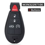 Dodge Dart 5 Button ID46 433Mhz Fobik Key 2012-2016 For M3N32297100 | Aftermarket